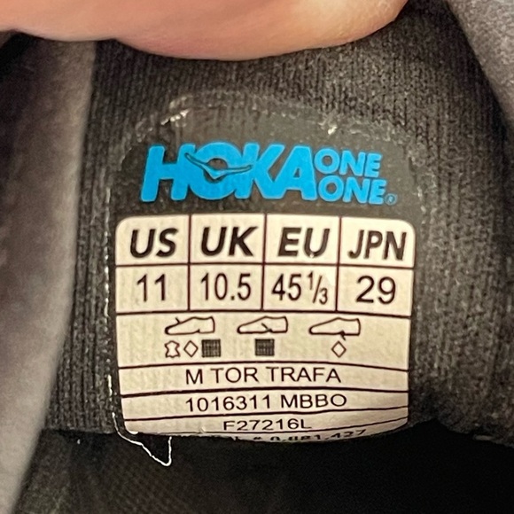 Hoka Men's Tor Trafa Shoe sandal Size 11 Vibram outdoor ruggedness support - Picture 4 of 16